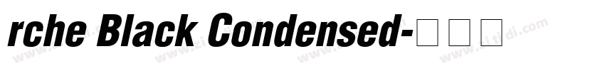 rche Black Condensed字体转换
